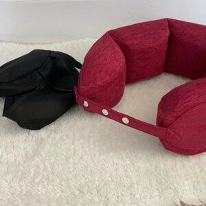 CLOUCOMFT Red Neck Travel Airline Pillow